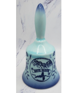 Blue &amp; White Souvenir South Dakota Mount Rushmore 5 Inch Collectible Bell - £7.99 GBP