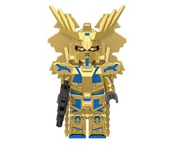  Gundam Gold Phenex Cartoon Minifigure Gift - $7.72
