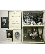 5 John F Kennedy JFK Lies In State Queen Elizabeth Photos Memorial Praye... - £66.44 GBP