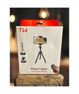 NEW TW Phone Swivel Tripod with Shutter Remote Loading Plate - $34.50 CAD