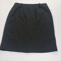 Max Studio A712Q11B Women's Rear Zipper & Slit Black Pencil Skirt Size 10 image 9