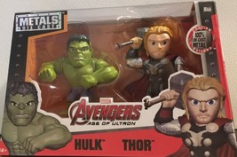 Metals Die Cast Marvel Avengers Age Ultron Classic Twin Pack Hulk Thor - £19.16 GBP