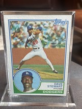 1983 Topps Dave Stewart #532 Nm La Dodgers Oakland A’s Free Shipping 2nd Year - £1.93 GBP