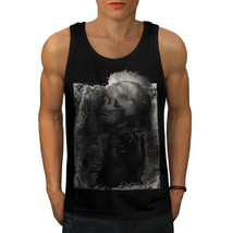 Punk Art Metal Rock Skull Tee Indian Biker Men Tank Top - £10.38 GBP