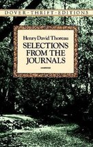 Selections from the Journals (Dover Thrift Editions) by Henry David Thor... - $81.75