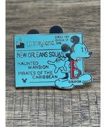 Disneyland Hidden Mickey New Orleans Square Ticket Pin KG JD - $183.57 MXN
