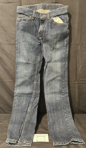 Wrangler Boys Park Denim Jeans size 14 regular front and back pockets blue - £18.59 GBP