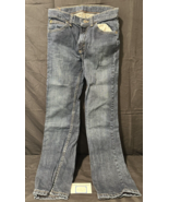 Wrangler Boys Park Denim Jeans size 14 regular front and back pockets blue - £18.29 GBP