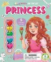 Princess Coloring: On-the-Go Coloring Kit with Stackable Crayons [Paperb... - $9.89