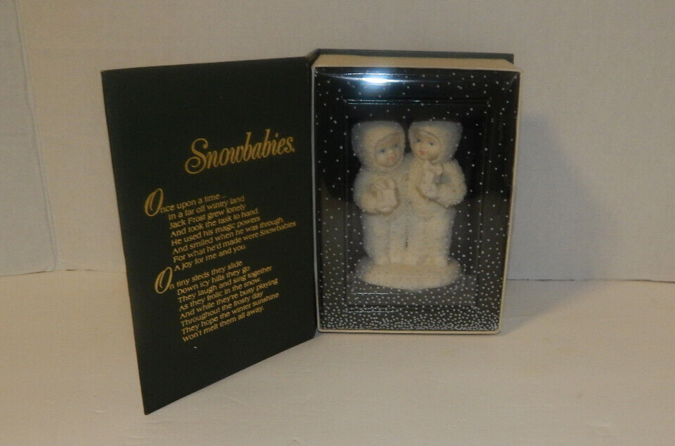 Snowbabies One For You One For Me Christmas Figurine Department 56 1997 - $16.64