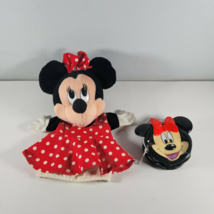 Hand Puppet and Coin Purse Lot Minnie Mouse &amp; Coin Purse and Winnie the Pooh - £12.64 GBP