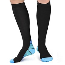 HardyDev Graduated Compression Performance Socks for Women &amp; Men Boost R... - £7.88 GBP