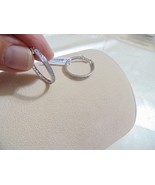 Victoria Townsend 1-1/8&quot;Sterling Silver Diamond Accent Hoop Earrings R51... - $1,187.87 MXN