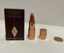 CHARLOTTE TILBURY Matte Revolution Lipstick PILLOW TALK 0.03oz Travel Mi... - $14.98