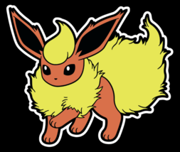 Pokémon anime monster flareon Cartoon - Sticker Decal Truck Car Phone - £2.98 GBP+