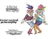 Art Impressions Girlfriends Cling Crazy Friends Rubber Stamps, Multicolor - £21.64 GBP