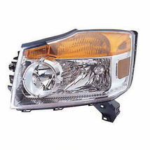 Headlight For 2008-2015 Nissan Armada Front Left Side Chrome Housing Cle... - $193.79