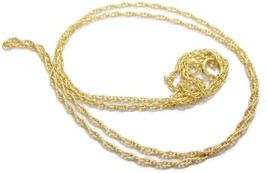 Petite 18&quot; 1/20 12K Yellow Gold Filled Necklace Chain - £38.69 GBP