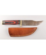 *Hand Crafted Damascus Blade Wood Handle Knife - $1,400.38 MXN