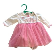 Tawil Girls Infant baby Size 0 3 Months Long Sleeve Tutu Shirt Dress Lit... - $9.89