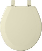 Achim Home Furnishings Fantasia 17-Inch Standard Wood Toilet Seat In Bone. - $37.98