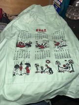 Vintage 1962 Calendar Apron Beautiful! - $18.99