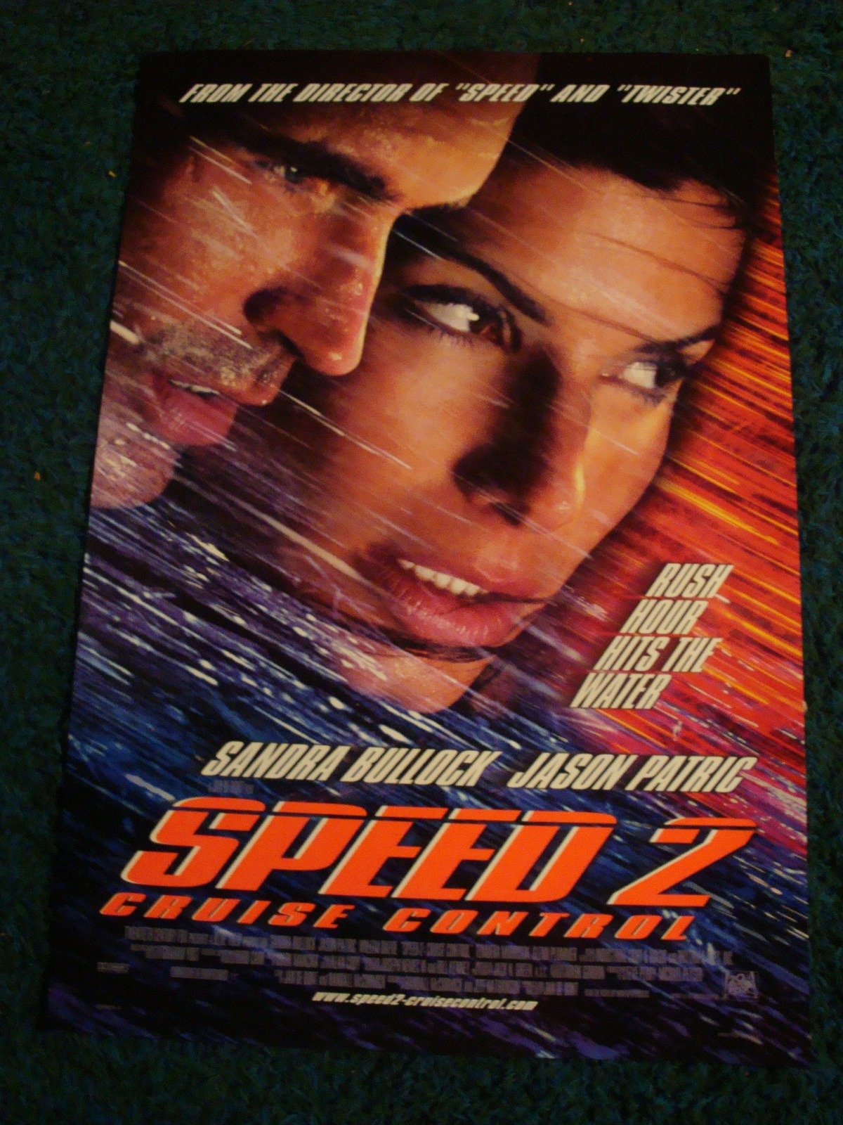 SPEED 2 CRUISE CONTROL - MOVIE POSTER WITH SANDRA BULLOCK AND JASON PATRIC - $20.00
