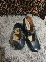 GIRL    women&#39;s Black leather size 4 D (U.K.) - £23.43 GBP