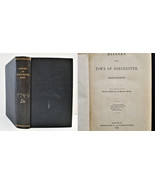 1859 antique DORCHESTER ma HISTORY genealogy fishing native american ind... - £96.61 GBP