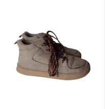 Osh Kosh Suede High Top Sneakers Youth Boys Size 13M Castle Gray Lace Up - £8.92 GBP