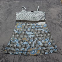 Athleta Shirt Womens Medium Gray Blue Casual Spaghetti Strap Activewear ... - £23.37 GBP