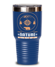 Nature is the Key to Life, blue Tumbler 30oz. Model 60071  - £23.48 GBP