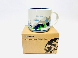 Starbucks Alaska State You are Here Coffee Global City Mug 14 Oz Cup Travel - £58.42 GBP