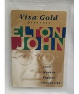 ELTON JOHN - VINTAGE ORIGINAL 1995 CONCERT TOUR LAMINATE BACKSTAGE PASS  - $281.87 MXN