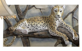 Leopard Wall Relief Sculpture - £197.04 GBP