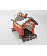 RED COVERED BRIDGE #59870 DEPT 56 RETIRED NEW ENGLAND VILLAGE ACCESSORY - €12,99 EUR