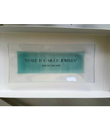 Glass Jewelry Tray 8” X 3.5” X .5” “I Have Too Much Jewelry Said No One ... - €13,77 EUR