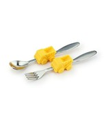 Kids urban trend  Yellow Dump Truck Child&#39;s Fork and Spoon Set-BRAND NEW! - $17.76 CAD