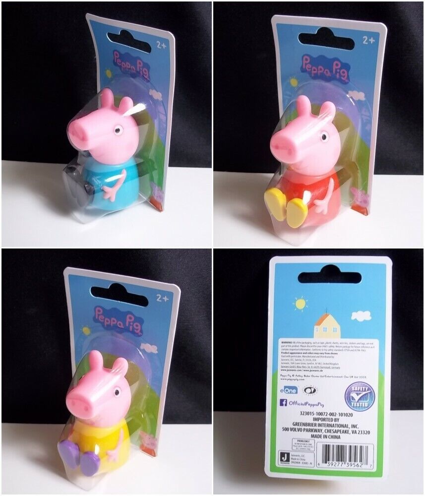 Primary image for Peppa Pig figure blister pack on card NEW Select from Menu