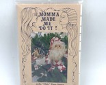 Momma Made Me Do It Craft Pattern Jolly Olde Time Santa 27&quot; Christmas Fi... - $10.75