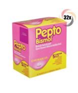 Full Box 32x Packets Pepto Bismol Chewables Stomach Reliever | 4 Tablets... - €42,96 EUR