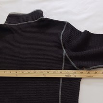 Men's Outfitter Trading Co. Shirt Black & Gray Heather Long Sleeve Pullover Sz M image 15