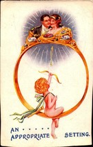 Vintage Bamforth POSTCARD- An Appropriate SETTING- &quot;Ring&quot; Series #400 c1907 BK40 - £3.89 GBP