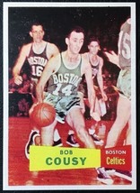 1957 Topps #17 Bob Cousy Rookie Reprint - MINT - Boston Celtics - £1.58 GBP