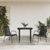  Garden Dining Set Black, Anthracite - €262,56 EUR