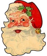 Vintage Santa Claus Laser Cut Metal Sign - $69.95