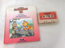 Teddy Ruxpin Book and Cassette Tape The Faded Fobs Hardcover Tapes Vintage 1985 - £14.19 GBP