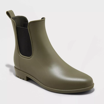 A New Day™ ~ Green ~ &quot;Chelsea&quot; ~ Women&#39;s Size 7 ~ Rain Boots - £20.68 GBP