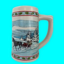 Vintage Miller High Life Collector Series Holiday Christmas Beer Mug Stein - $20.57