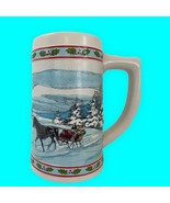 Vintage Miller High Life Collector Series Holiday Christmas Beer Mug Stein - $20.57